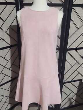 Vince Camuto Blush Pink Sleeveless Flared Hem Dress